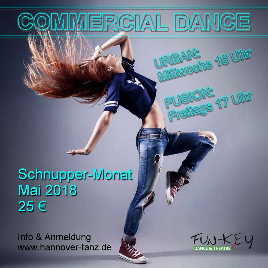 Schnupper-Monat COMMERCIAL DANCE